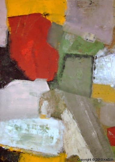 Karin Scholl Bochum moderne Kunst abstrakt Malerei Galerie Originale Gemlde groformatig Unikate schner wohnen Grn wei Rot Gelb braun beige Moos Wiese Weide Ruhe Geborgenheit Entspannung Blues Moll
