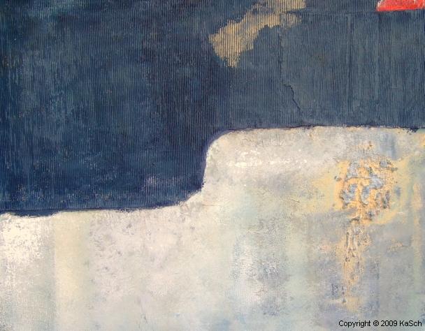 Karin Scholl Bochum moderne Kunst abstrakt Malerei Galerie Originale Gemlde groformatig Unikate schner wohnen Diptychon zweiteilig Puzzle rot grau Sand Steine grobe feine Strukturen Spachtelung Paynes Grey Scharlachrot Yin und Yang